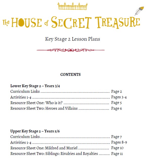 Screenshot of lesson plan content